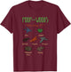 Poop In The Woods Animals National Park Ranger Hunter Hiker T-Shirt - T-Shirt | Maroon