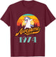 Awesome since 1974 - Year of Birth & Birthday Gift T-Shirt - T-Shirt | Maroon