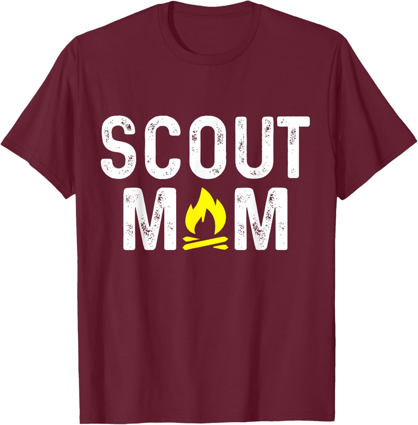 Scouting Mom Scout Mother Scouts T-Shirt - T-Shirt | Maroon