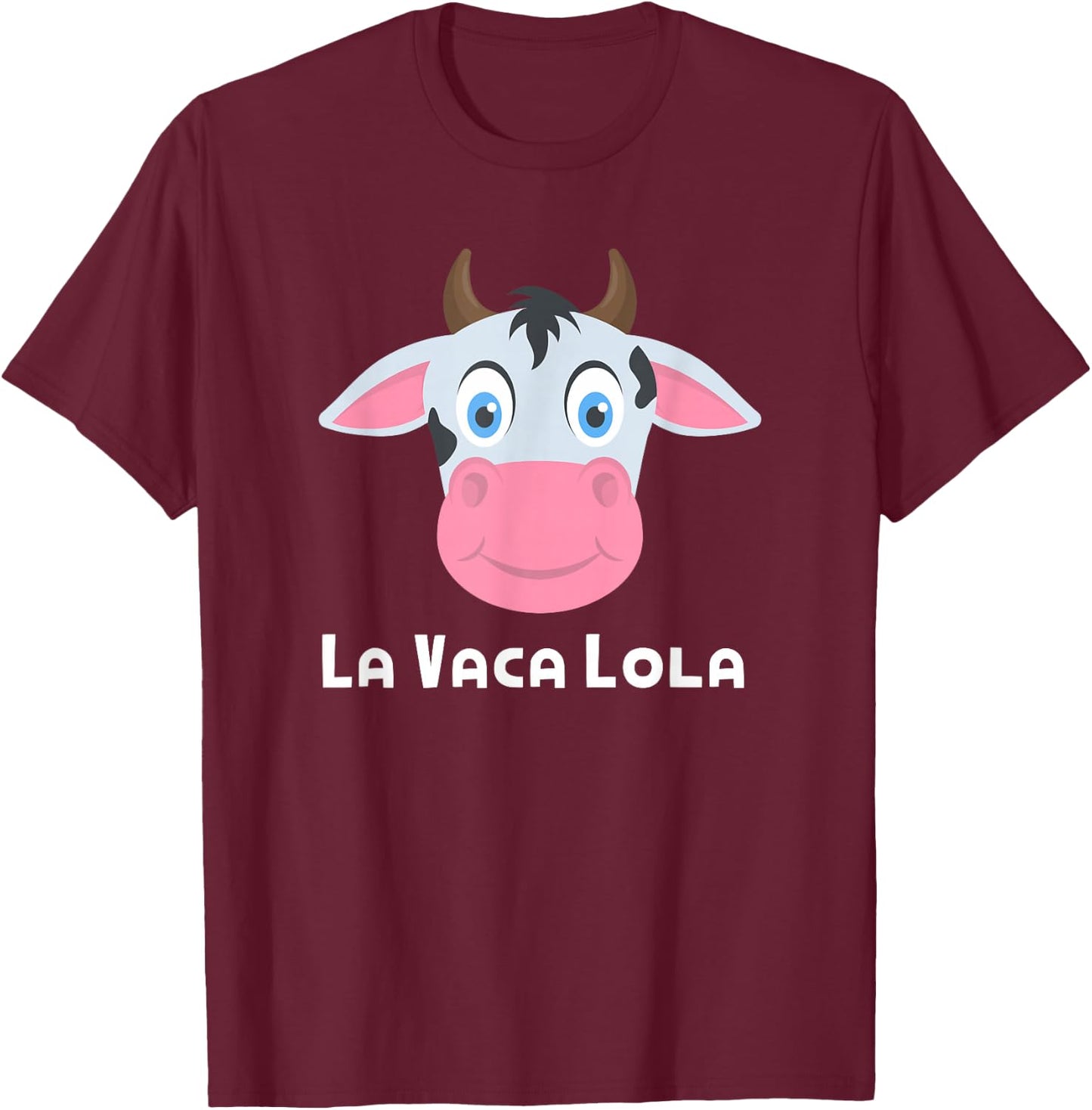 La Vaca Lola T-Shirt - T-Shirt | Maroon