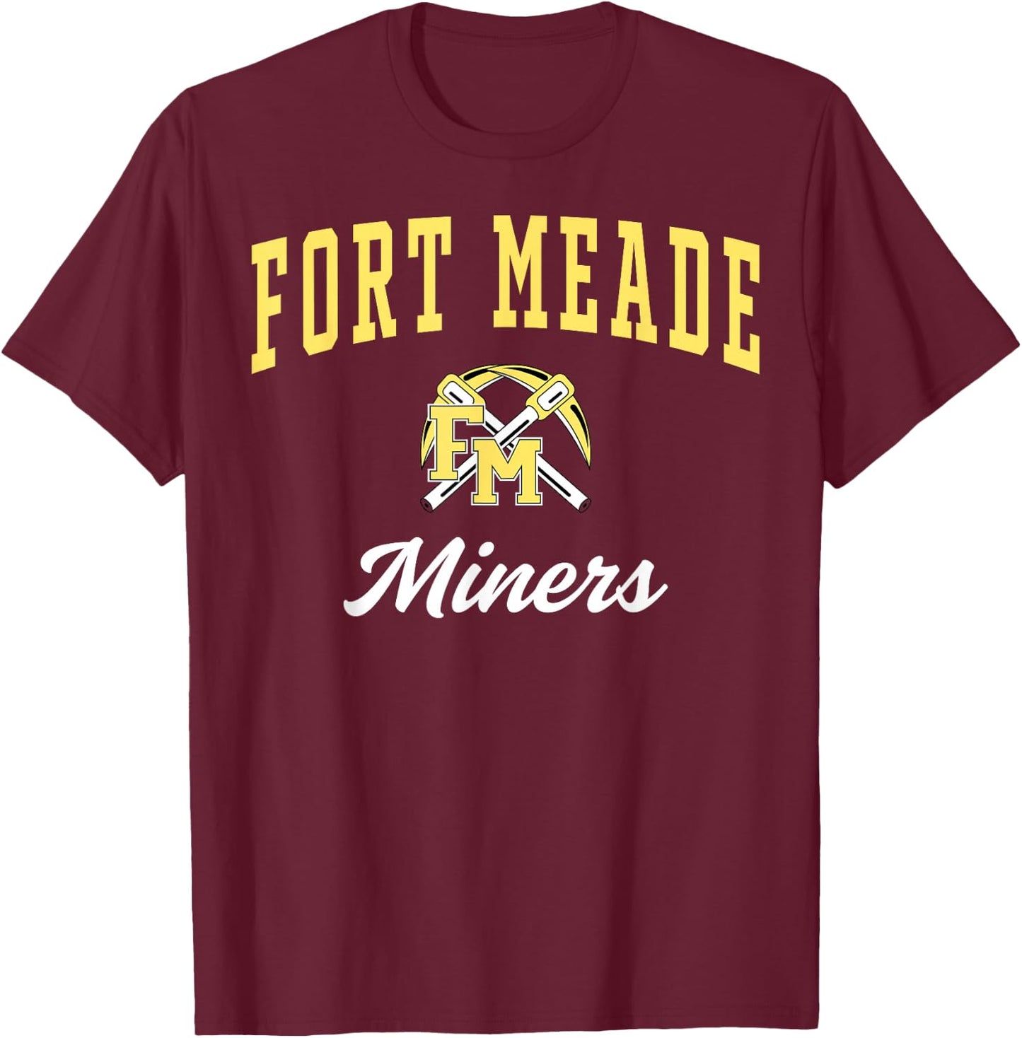 Fort Meade High School Miners C3 T-Shirt - T-Shirt | Maroon
