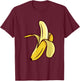 Banana Halloween Costume, Funny Fruit T-Shirt - T-Shirt | Maroon