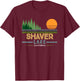 Shaver Lake T-Shirt - T-Shirt | Maroon