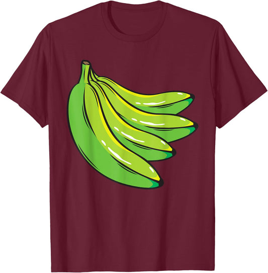 Green Bananas T-Shirt - T-Shirt | Maroon