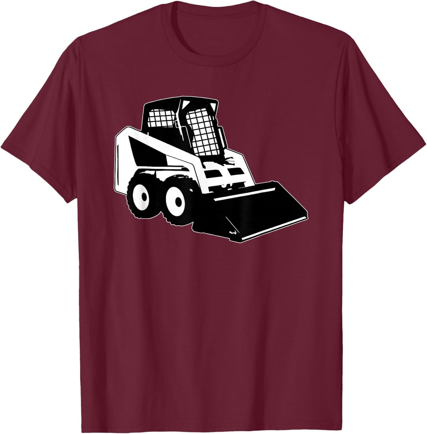 Skid Steer T-Shirt - T-Shirt | Maroon