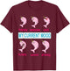 Funny Narwhal Unicorn of the Sea Lover Mood Donut Kawaii T-Shirt - T-Shirt | Maroon