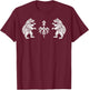 Wardruna Dancing Bears T-Shirt - T-Shirt | Maroon