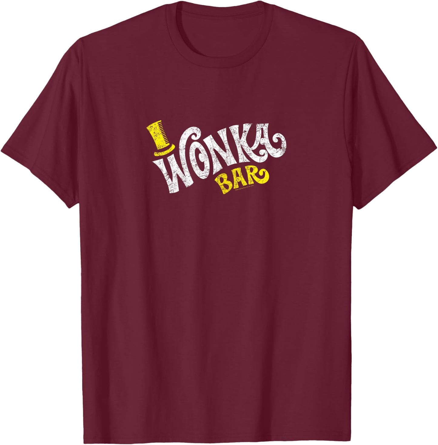 Willy Wonka Logo T-Shirt - T-Shirt | Maroon