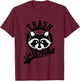 Save The Trash Pandas Funny Raccoon Animal Lover Funny Gift Small T-Shirt - T-Shirt | Maroon