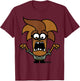 Despicable Me Wolf Halloween Monster Graphic T-Shirt - T-Shirt | Maroon