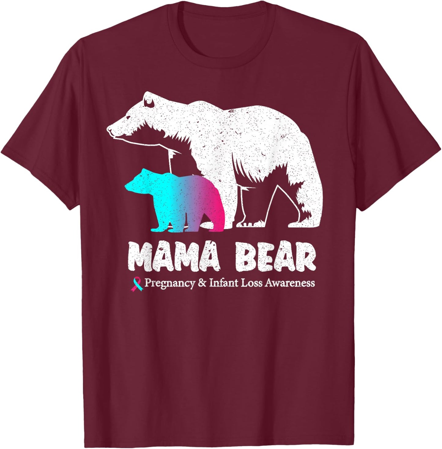 Pregnancy and Infant Loss Miscarriage for Mother T-Shirt - T-Shirt | Maroon