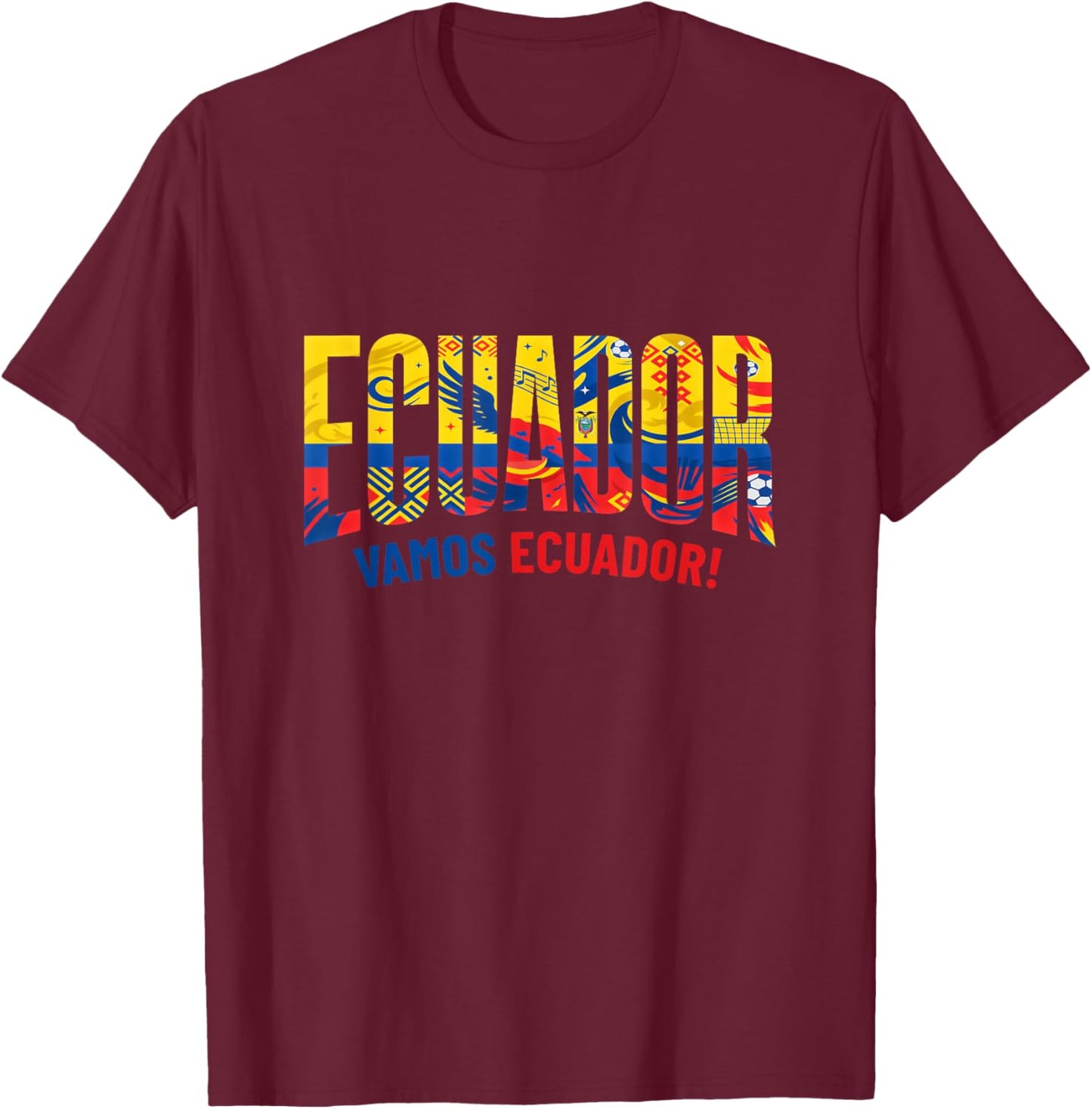 Ecuador T-Shirt - T-Shirt | Maroon