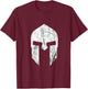 Warrior Spartan Helmet Sparta Soldiers Gladiator T-Shirt - T-Shirt | Maroon