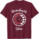 Funny Wine and Coffee Shirts - Grandma's Clock T-Shirt - T-Shirt | Maroon