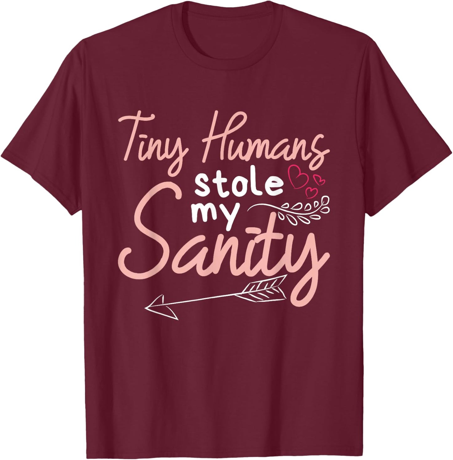 Childcare Provider Daycare Teacher - Stole My Sanity T-Shirt - T-Shirt | Maroon