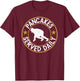 Pancakes Served Daily - Offensive Lineman Football T Shirt T-Shirt - T-Shirt | Maroon