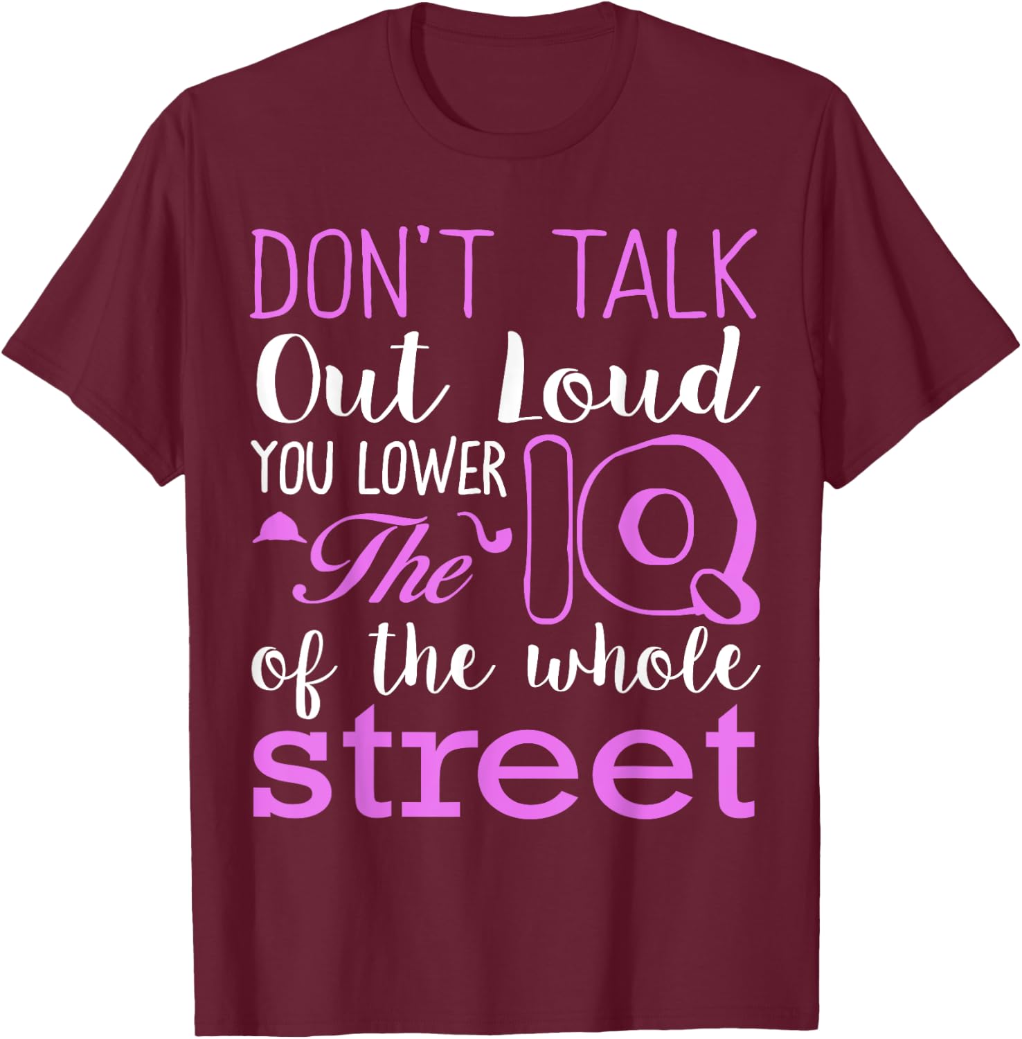 Sherlock Holmes and Watson Sherlock Holmes T-Shirt - T-Shirt | Maroon