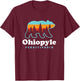 Ohiopyle State Park Pennsylvania Bear Retro Vintage T-Shirt - T-Shirt | Maroon