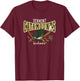 Vermont Catamounts Hockey Bite Dark Gray Officially Licensed T-Shirt - T-Shirt | Maroon