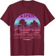 Where The Beer Flows Like Wine Aspen California Drinking T-Shirt - T-Shirt | Maroon