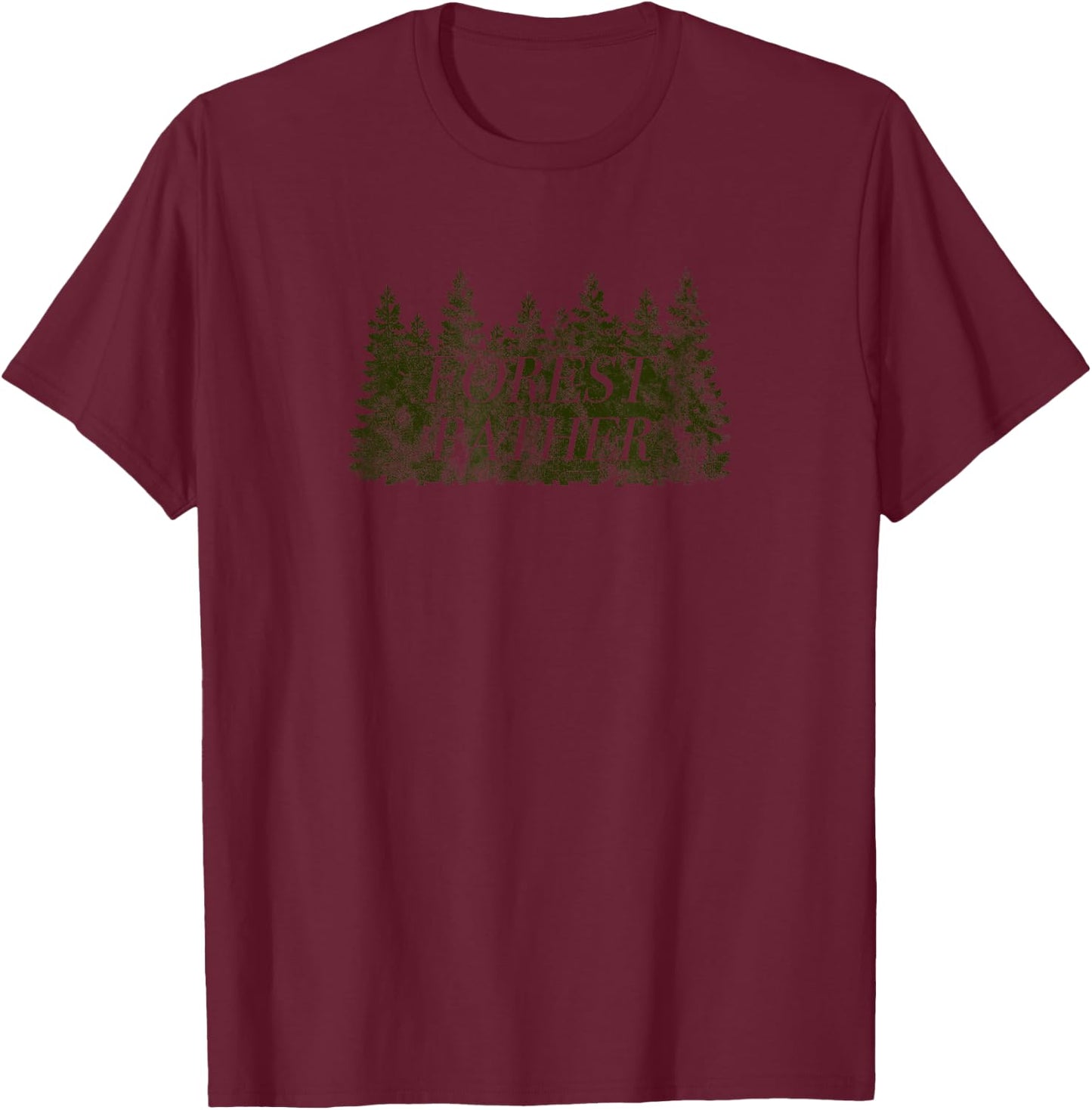 Forest Bather, Forest bathing, Forest therapy, Shinrin Yoku T-Shirt - T-Shirt | Maroon