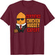 Certified Chicken Nugget Expert for Kids Boys Girls T-Shirt - T-Shirt | Maroon