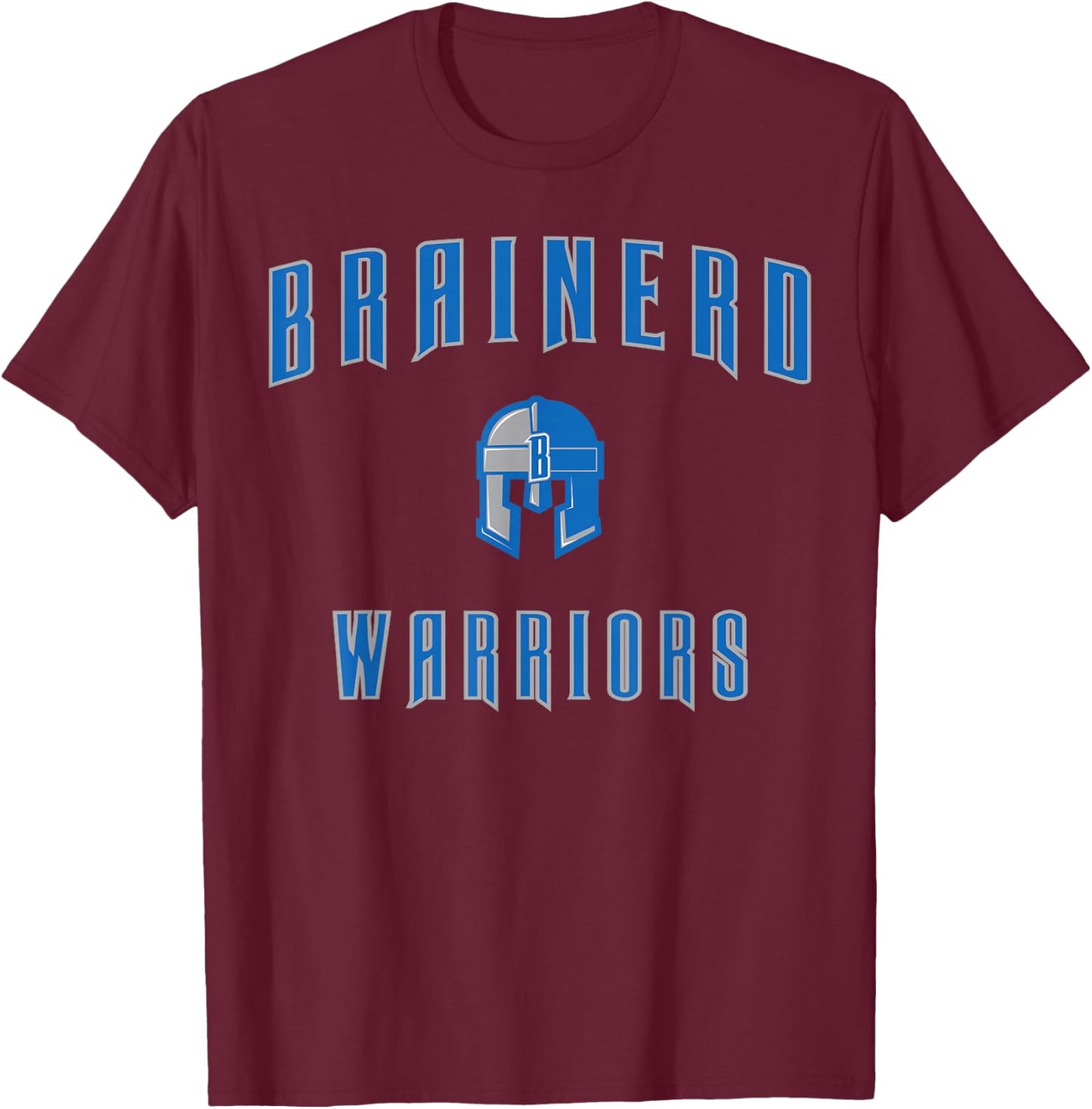 Brainerd High School Warriors T-Shirt - T-Shirt | Maroon