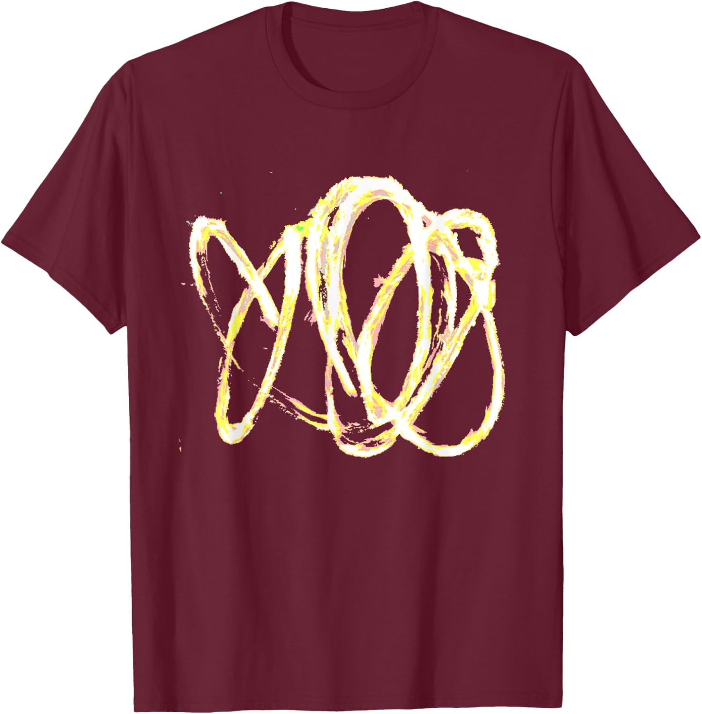 Fire Dancing Fire Spinning Fire Poi T-Shirt - T-Shirt | Maroon