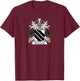 Sacchetti Coat of Arms - Family Crest T-Shirt - T-Shirt | Maroon