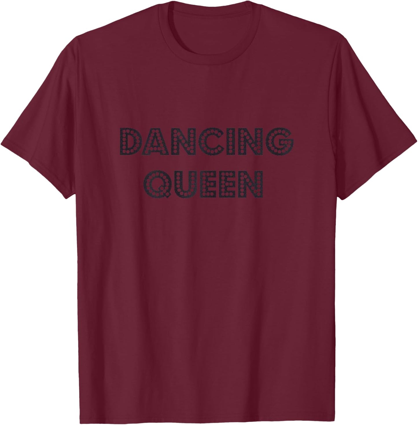 Awesome Dancing Queen 1970s Style Gift T-Shirt - T-Shirt | Maroon