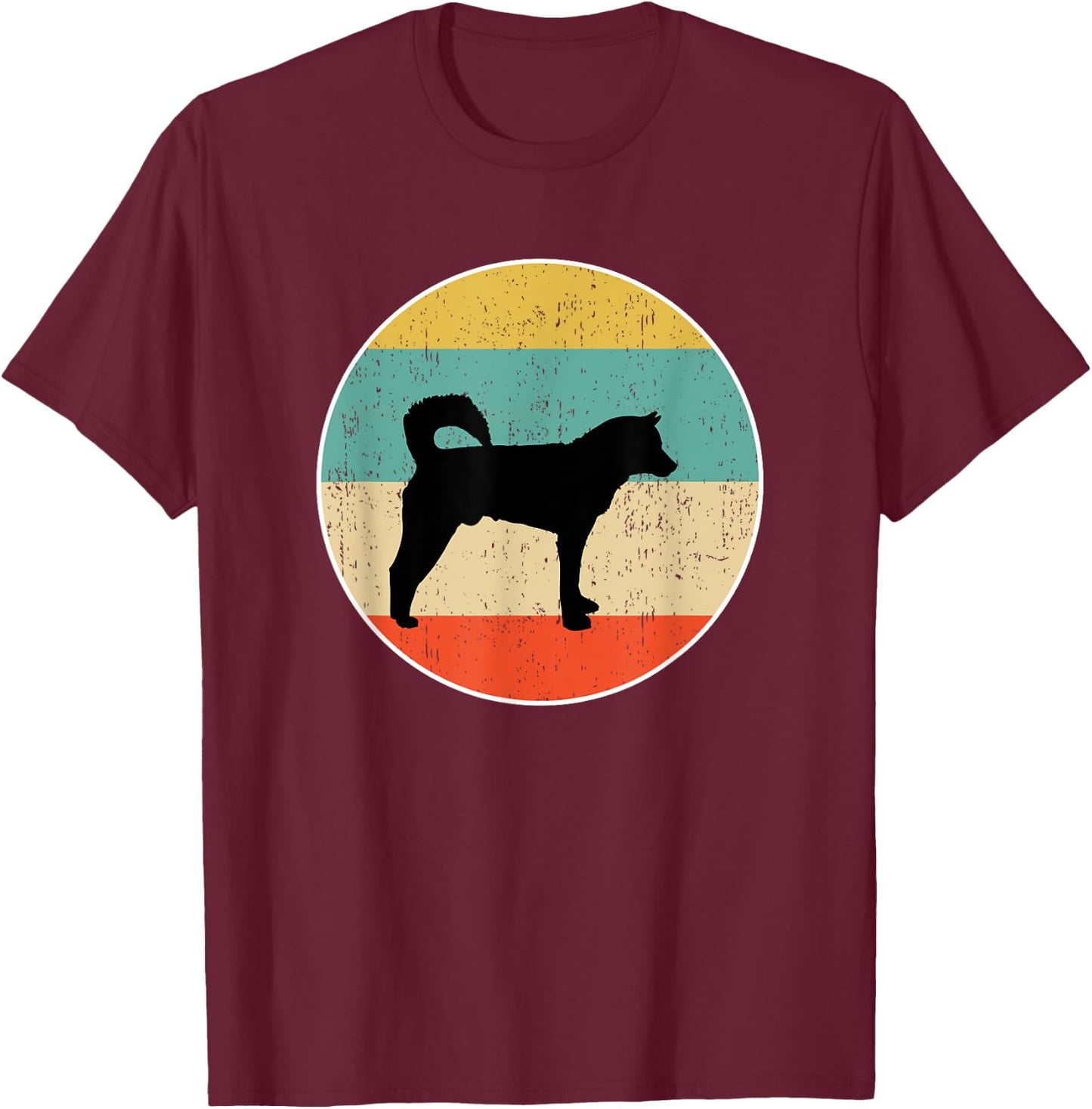 Korean Jindo Dog Men Women Kids T-Shirt - T-Shirt | Maroon