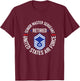 Senior Master Sergeant Retired Air Force Retirement Gifts T-Shirt - T-Shirt | Maroon