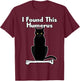 Humour I Found This Humerus Cat T-Shirt - T-Shirt | Maroon