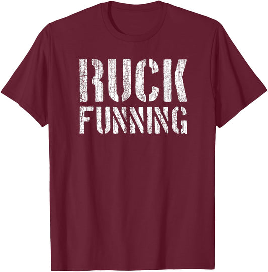 Ruck Funning Military Infantry Rucking Backpack Cardio Sucks T-Shirt - T-Shirt | Maroon