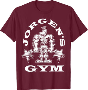 Fairly Odd Parent's Jorgen Von Strangle Gym T-Shirt - T-Shirt | Maroon