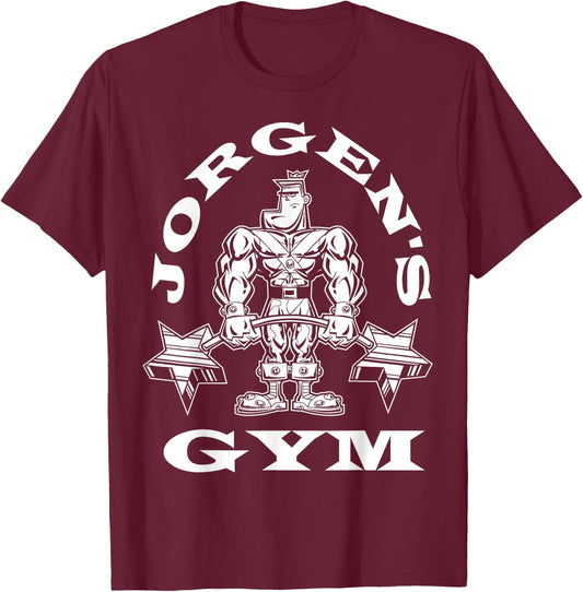 Fairly Odd Parent's Jorgen Von Strangle Gym T-Shirt - T-Shirt | Maroon