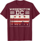 Fun Washington DC Com-ic Style Gift Design Idea T-Shirt - T-Shirt | Maroon