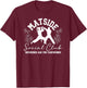 Matside Social Club Taekwondo Mom Taekwondo Mama T-Shirt - T-Shirt | Maroon