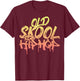 Old Skool Hip Hop - 90s Music T-Shirt - T-Shirt | Maroon