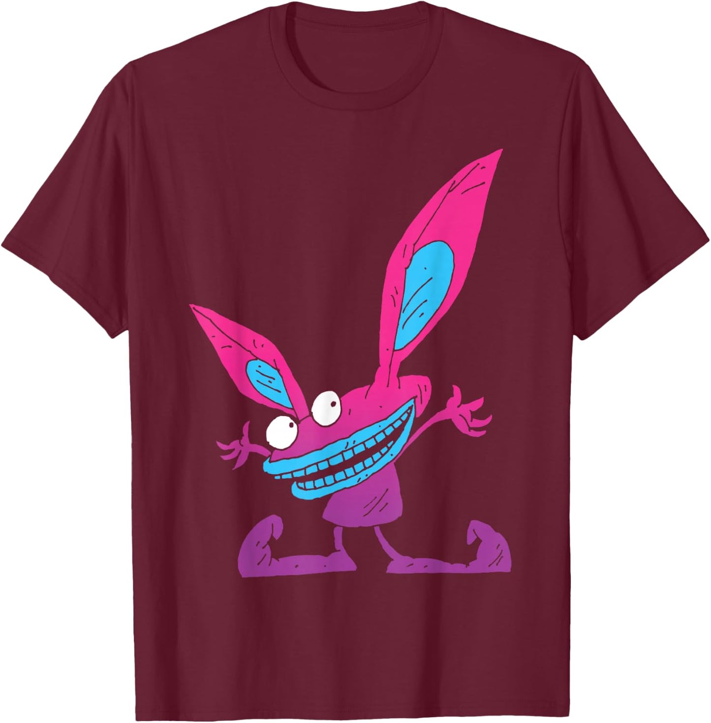 Nickelodeon AAAHH! Real Monsters Ickis Graphic T-Shirt - T-Shirt | Maroon