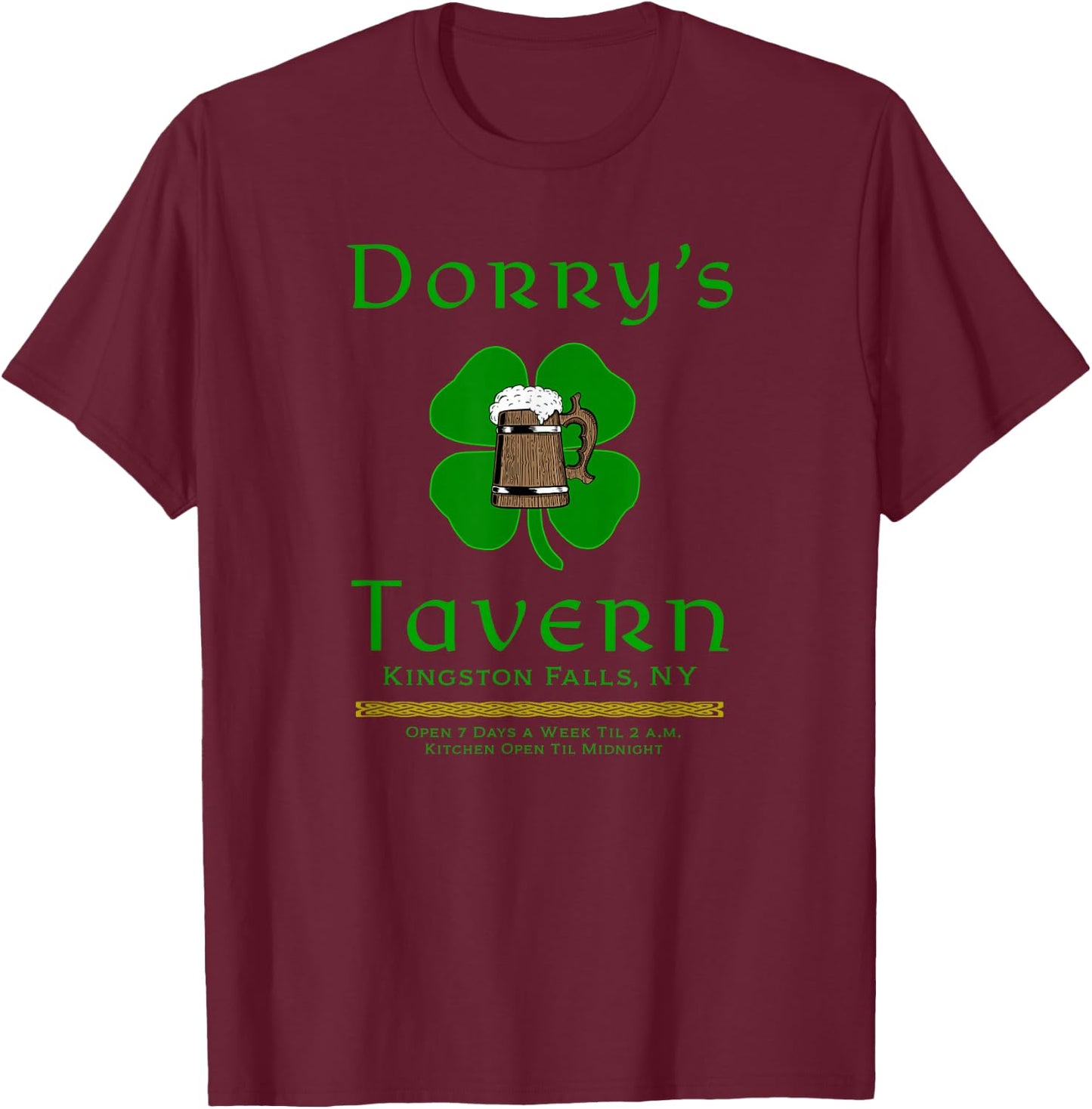 Dorry's Tavern T-Shirt - T-Shirt | Maroon