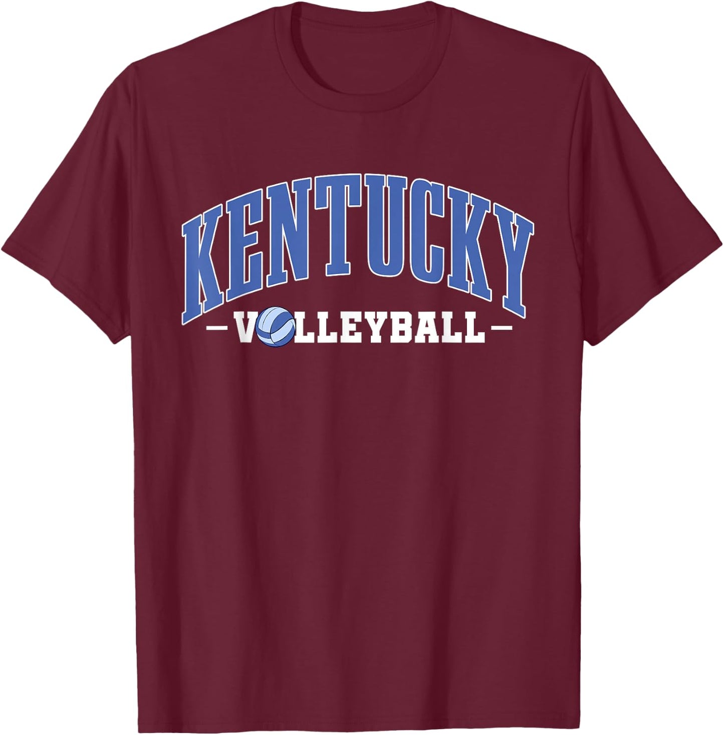 Kentucky Volleyball Bluegrass State Sports T-Shirt - T-Shirt | Maroon