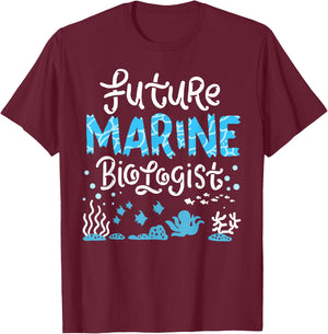 Future Marine Biologist Student T-Shirt - T-Shirt | Maroon