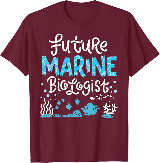 Future Marine Biologist Student T-Shirt - T-Shirt | Maroon