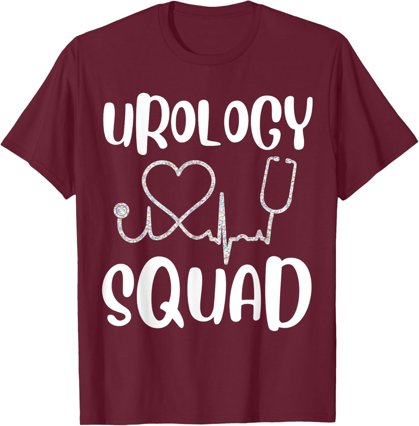 Urology Squad Funny Cute Urologist Nurse Doctor Gift T-Shirt - T-Shirt | Maroon