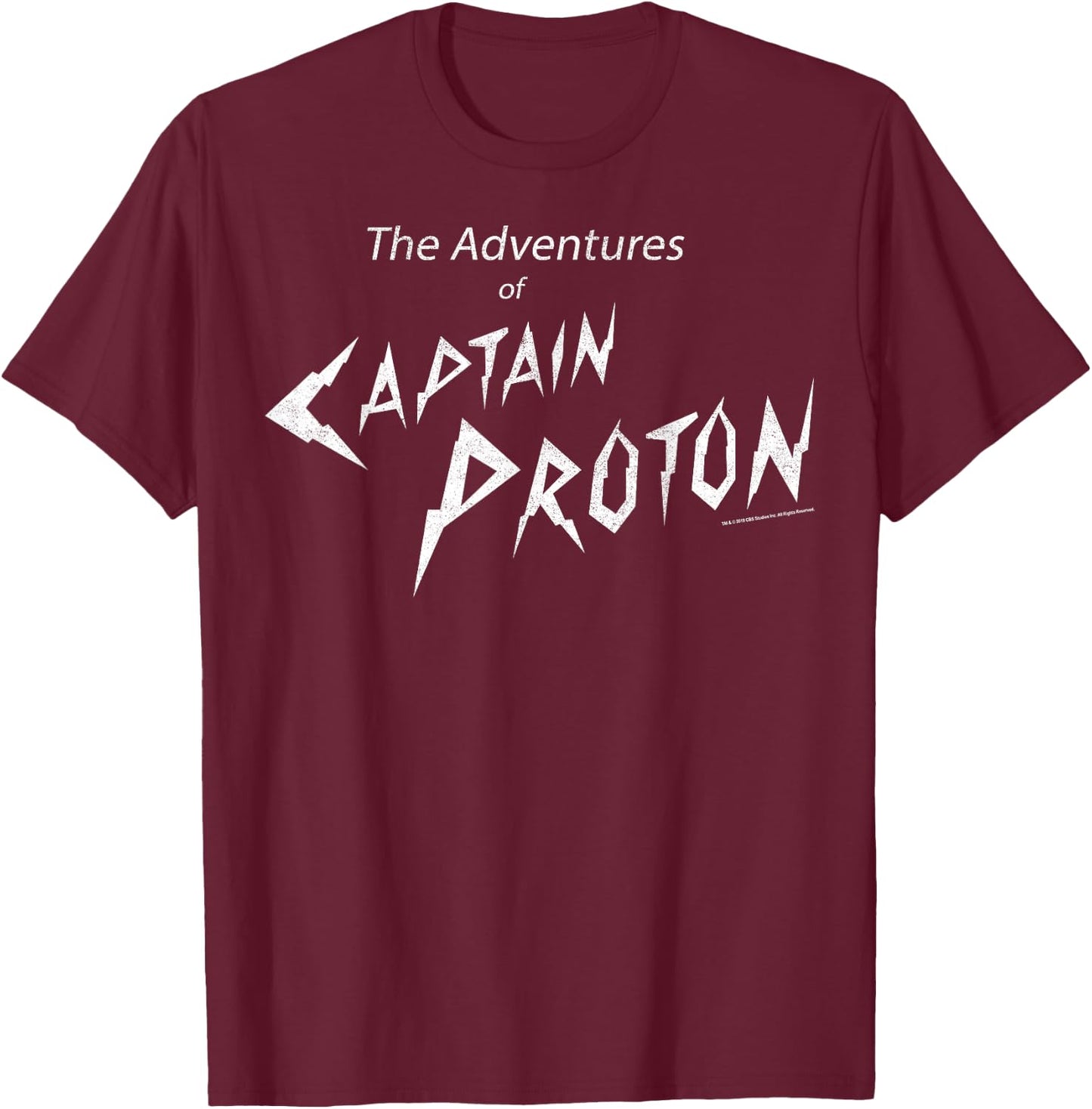 Star Trek Voyager Captain Proton Adventures T-Shirt - T-Shirt | Maroon