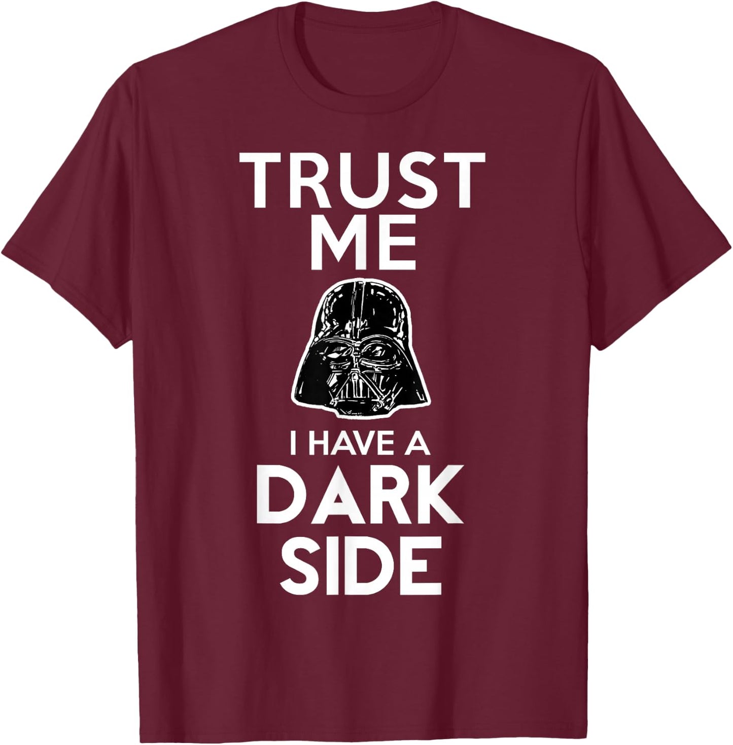 Star Wars I Have a Dark Side Funny Logo T-Shirt - T-Shirt | Maroon