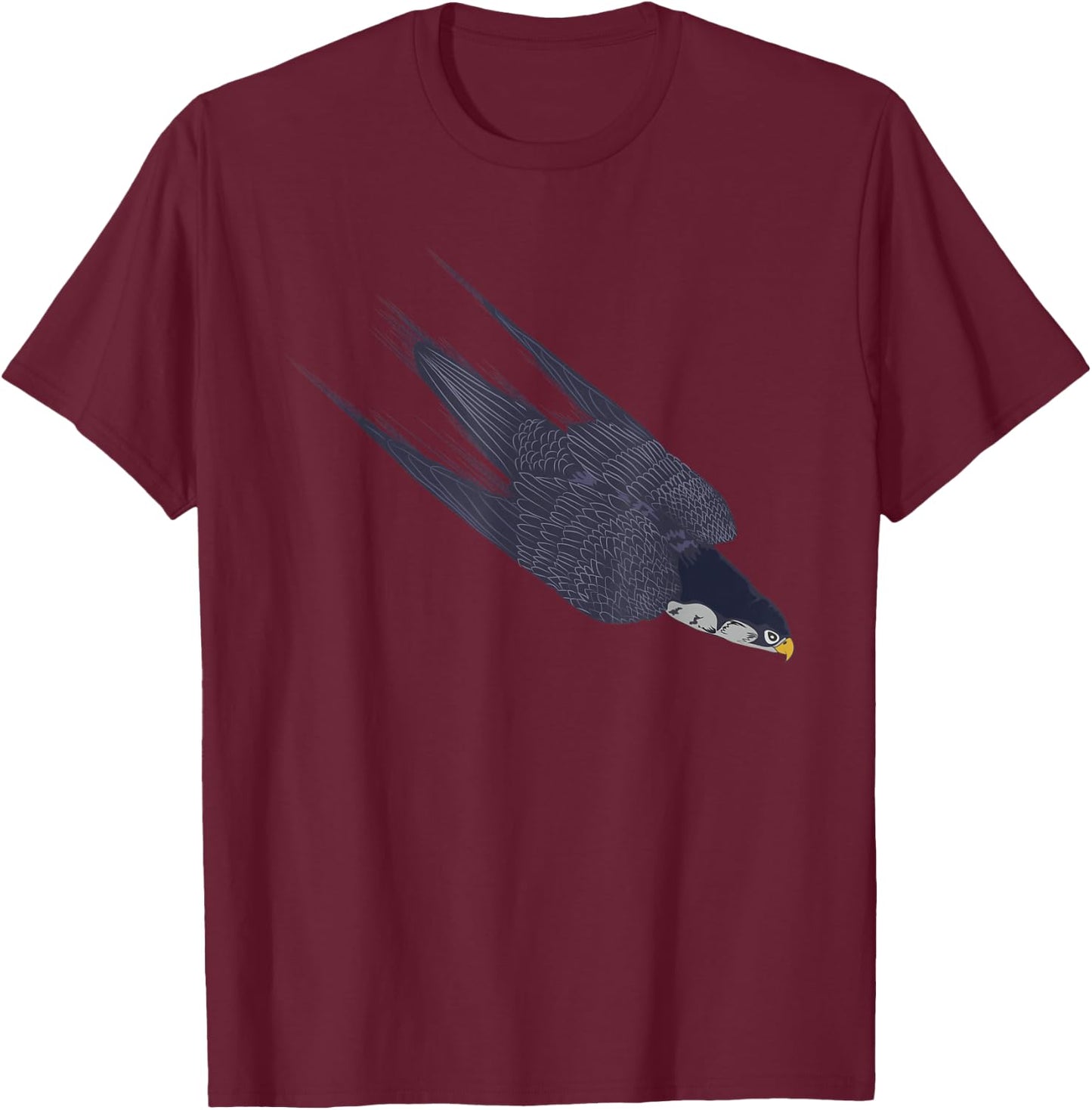 Funny Peregrine Falcon T-Shirt - T-Shirt | Maroon