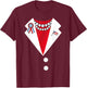 Hillary Clinton Pantsuit Costume President Funny Halloween T-Shirt - T-Shirt | Maroon
