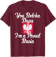 You Betcha Dupa I'm A Proud Busia T-Shirt - T-Shirt | Maroon